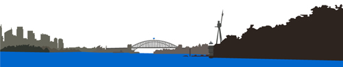 Sydney Harbour - Vector Illustration
